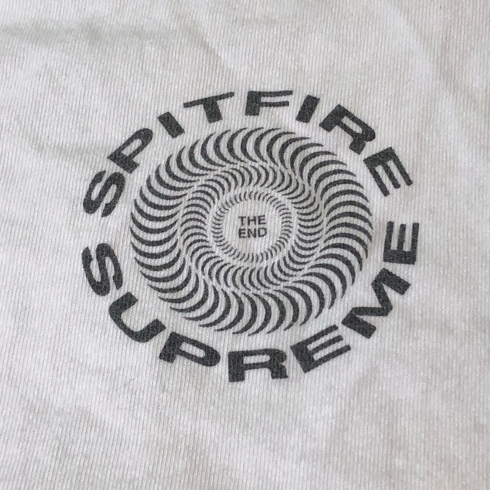Supreme Spitfire Wheels White Size Medium T-Shirt - Picture 8 of 8